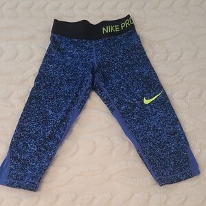 Nike Kids Blue Athletic Leggings
